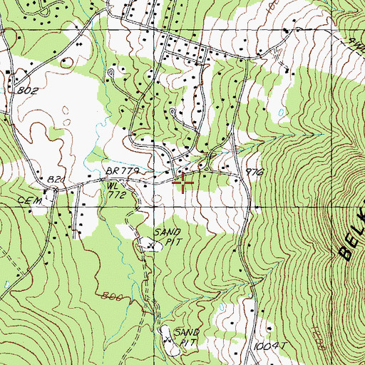 Topographic Map of Creative Dayschool, NH