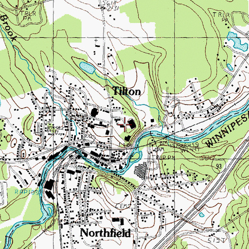 Topographic Map of Fred Andrew Small Chapel, NH