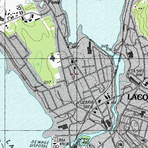 Topographic Map of Good Shepherd Lutheran Church, NH
