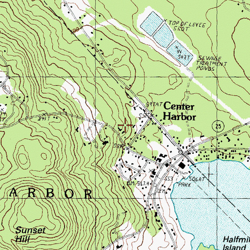 Topographic Map of Immaculate Conception Apostolic Church, NH