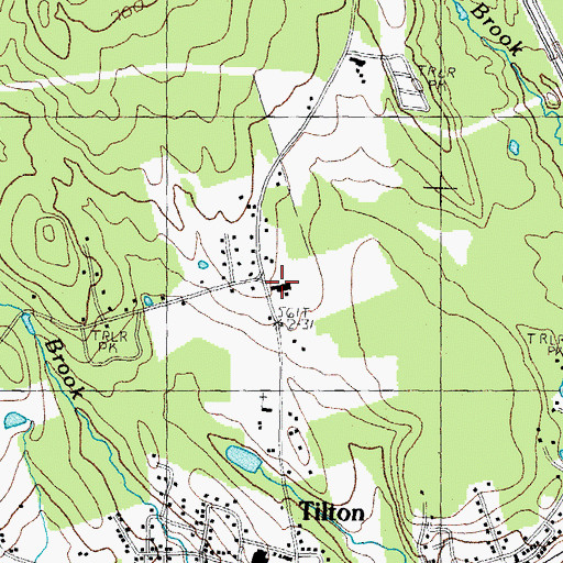 Topographic Map of Praise Assembly of God Church, NH