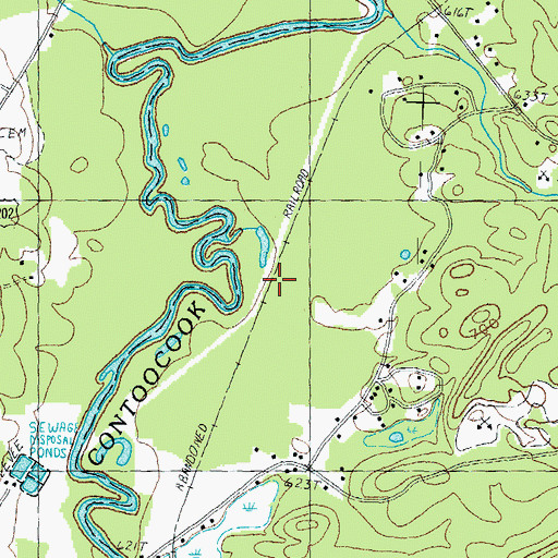 Topographic Map of Antrim Station, NH