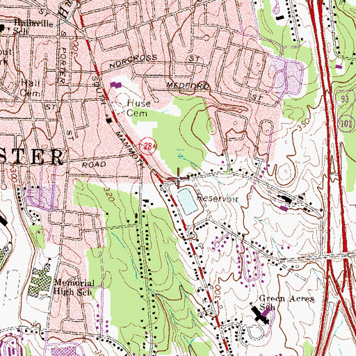 Topographic Map of Assumption Greek Church, NH