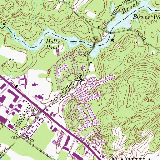 Topographic Map of Blood (historical), NH