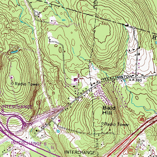 Topographic Map of The Church of Jesus Christ of Latter Day Saints, NH