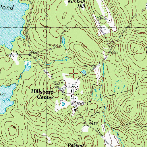 Topographic Map of First Meeting House, NH