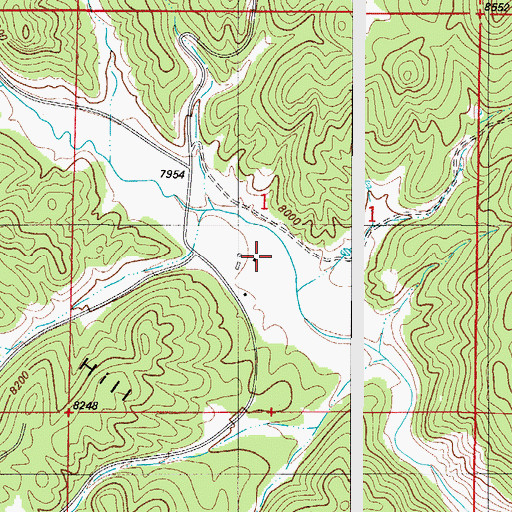 Topographic Map of R Taylor Ranch, CO