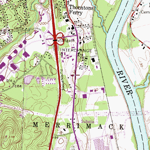 Topographic Map of Health Stop Center, NH
