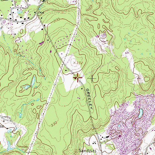 Topographic Map of Kingdom Hall of Jehovahs Witnesses, NH