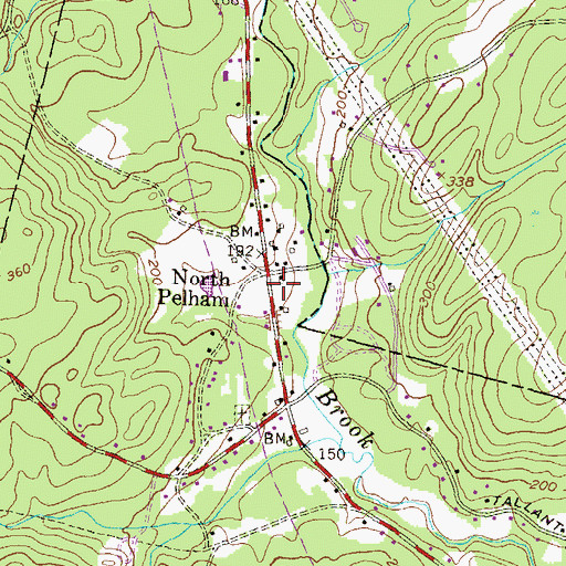 Topographic Map of Korean Methodist Church, NH