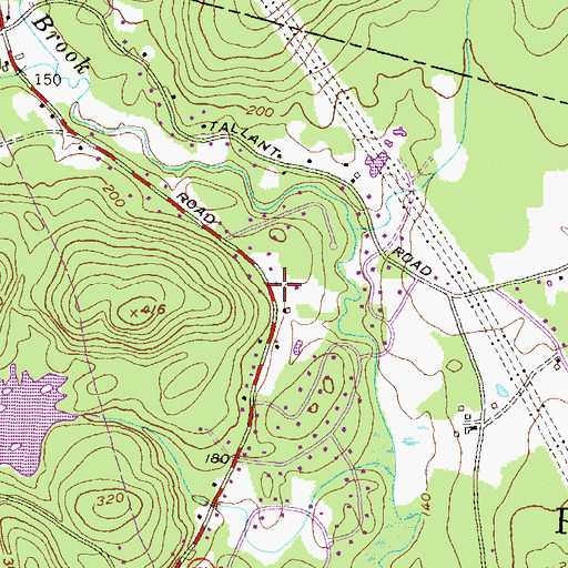 Topographic Map of Londonderry Christian Church, NH