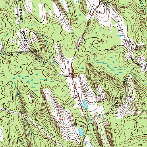 Topographic Map of Pattee School (historical), NH