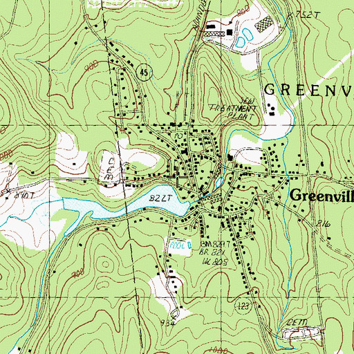 Topographic Map of Sacred Heart Catholic Church, NH