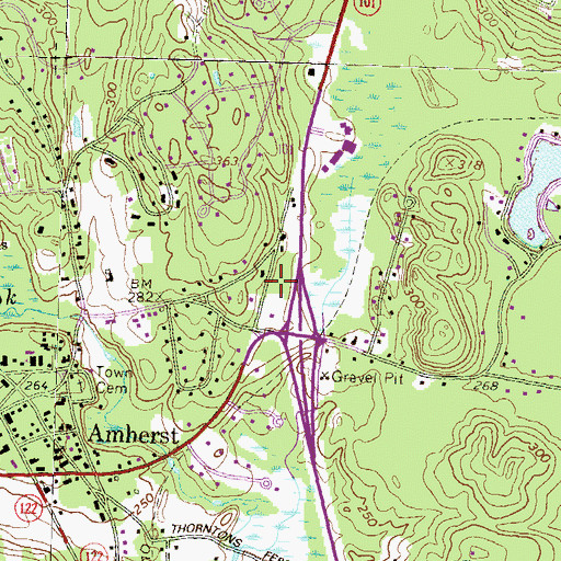Topographic Map of Saint Lukes Anglican Church, NH