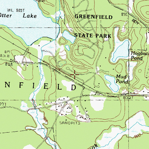 Topographic Map of Scout Trail, NH