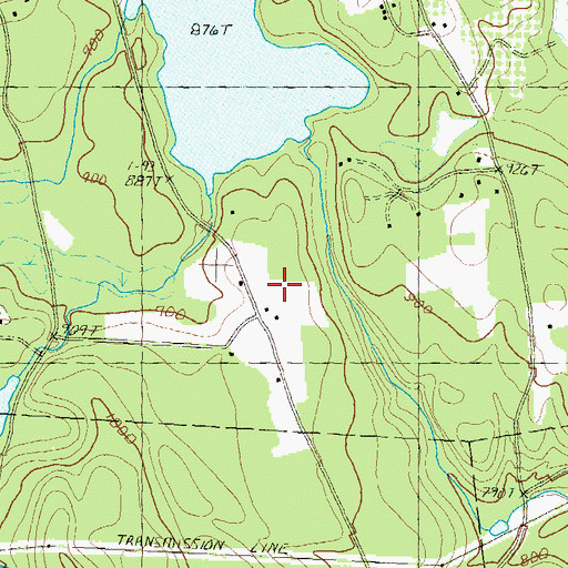 Topographic Map of Temple Elementary School, NH