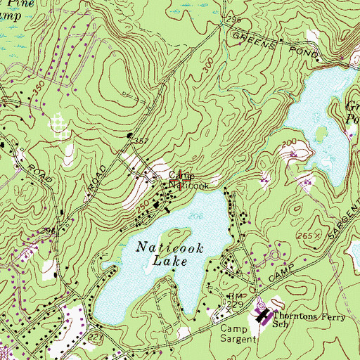 Topographic Map of Wasseman Park, NH