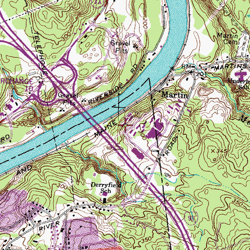 Topographic Map of Winnipesaukee House, NH