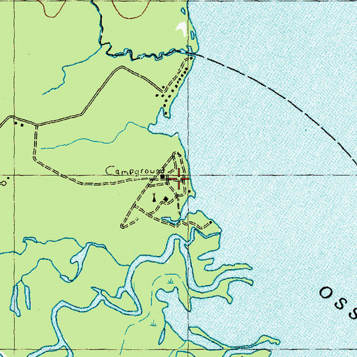 Topographic Map of Camp Calumet, NH