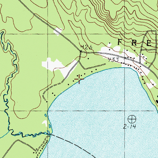 Topographic Map of Camp Cody, NH