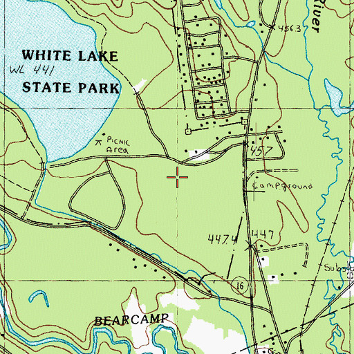 Topographic Map of Campground Number 2, NH