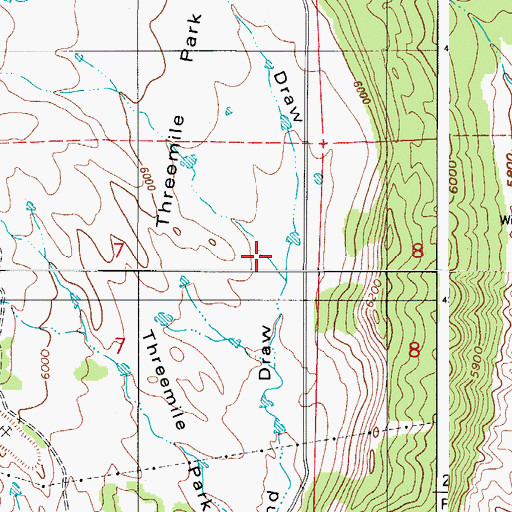 Topographic Map of Twin Gulch, CO