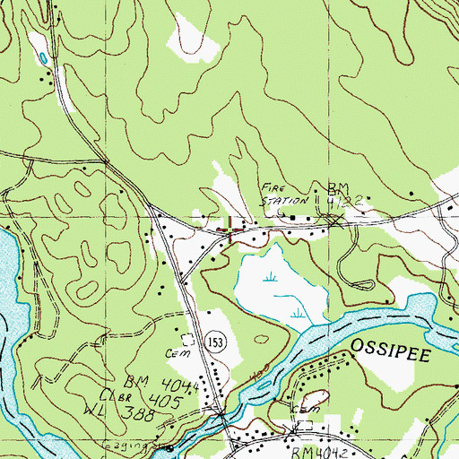 Topographic Map of Lords Hill (historical), NH