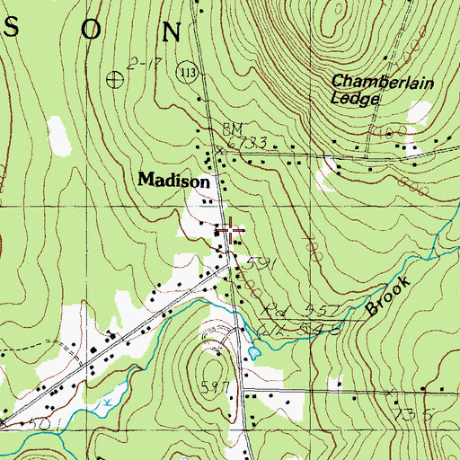 Topographic Map of Madison Church, NH