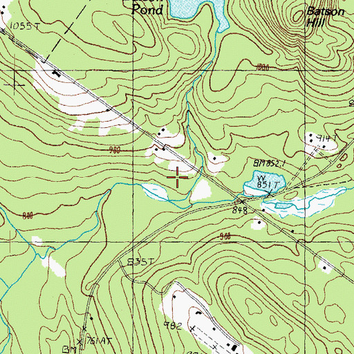 Topographic Map of Wolfeboro Campground, NH