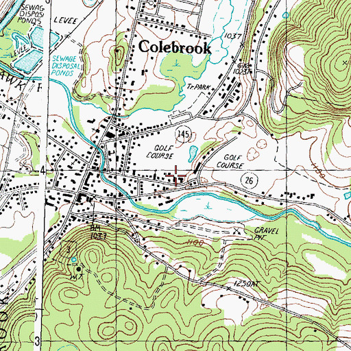Topographic Map of Numismatic International Book Library, NH