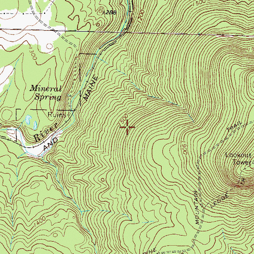 Topographic Map of RMC Straight Path, NH