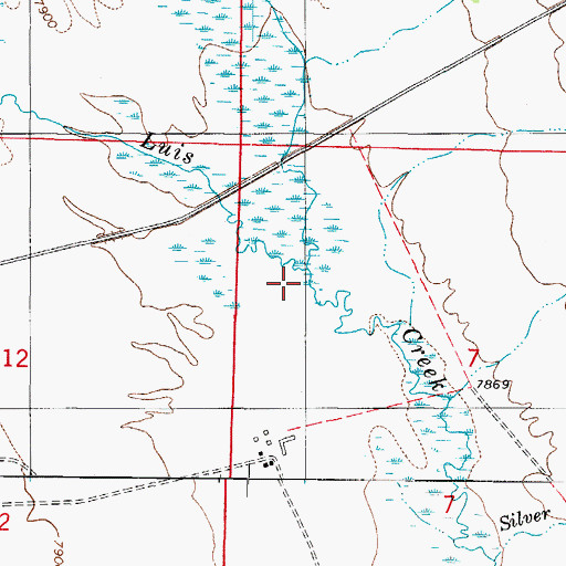 Topographic Map of Rock Creek, CO