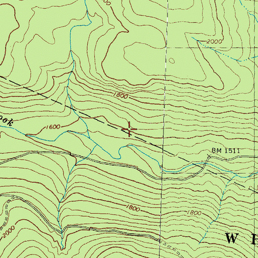 Topographic Map of Camp Number 2 (historical), NH