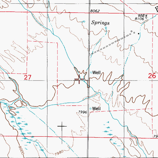 Topographic Map of Raspberry Creek, CO