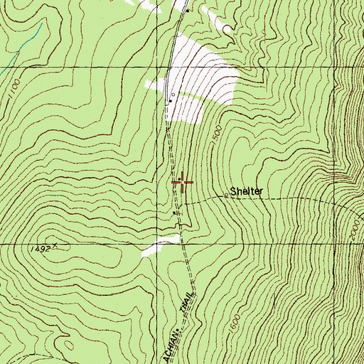 Topographic Map of Dartmouth Outing Club Camp, NH