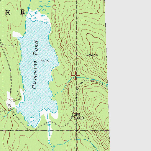 Topographic Map of DOC Camp, NH