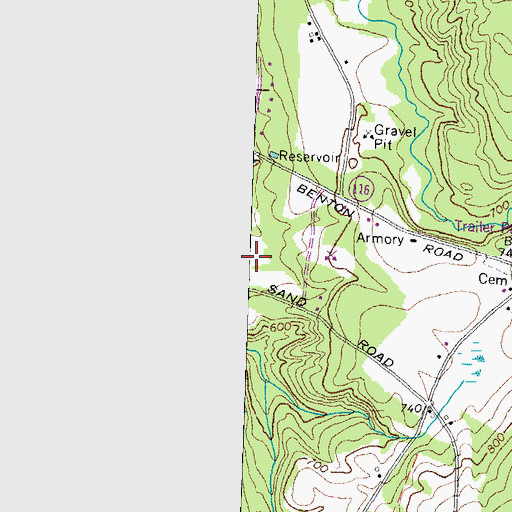 Topographic Map of Haverhill Cooperative Middle School, NH