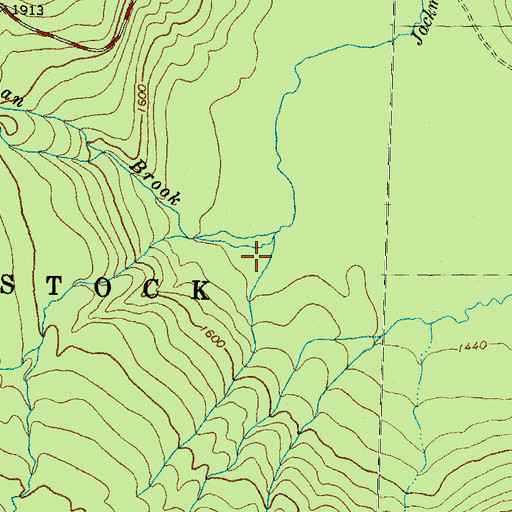 Topographic Map of Jackman Camp (historical), NH