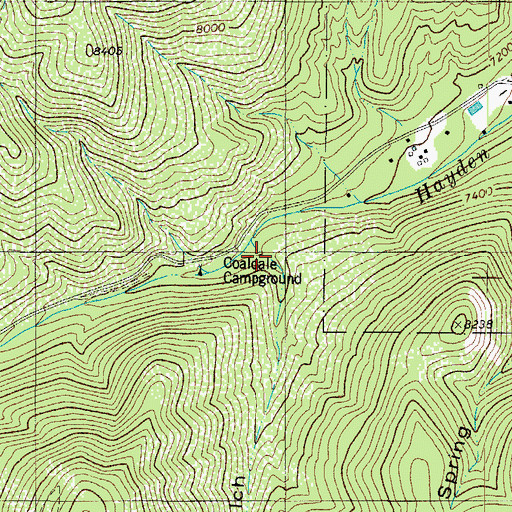 Topographic Map of Italian Gulch, CO