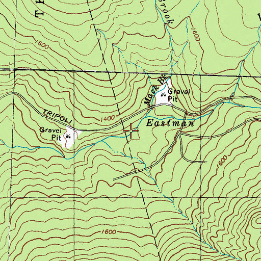 Topographic Map of Tripoli Civilian Conservation Corps Camp (historical), NH