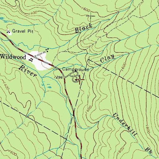 Topographic Map of Wildwood Forest Camp, NH