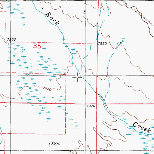Topographic Map of Jack Gulch, CO