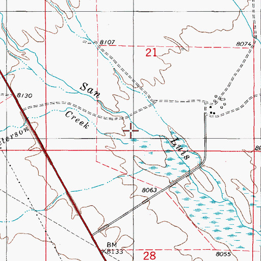 Topographic Map of Peterson Creek, CO