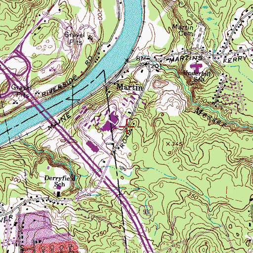 Topographic Map of Campbell House, NH