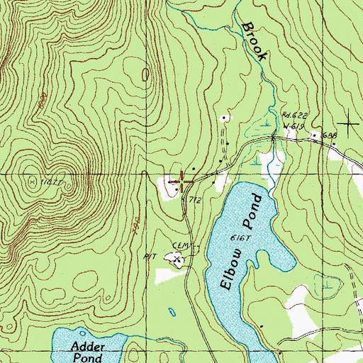 Topographic Map of Childrens Camp, NH