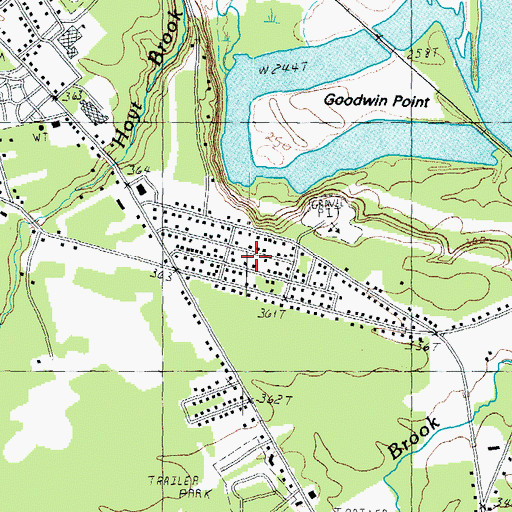 Topographic Map of Concord Manor, NH