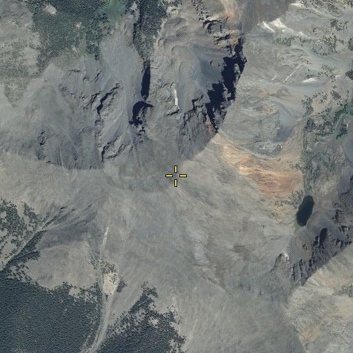 Aerial/Satellite Image of Red Mountain, CO