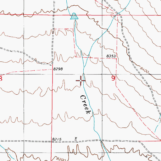 Topographic Map of Nieland Creek, CO