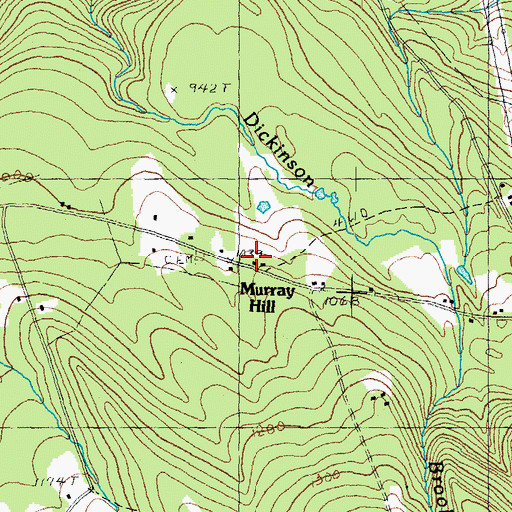 Topographic Map of Murray Hill Summer Home District, NH