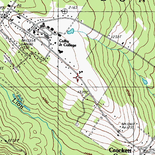 Topographic Map of Our Lady of Fatima Church, NH